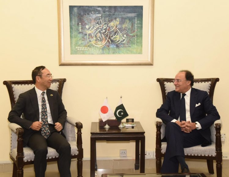 Ambassador of Japan Mitsuhiro Wada meets Minister for Finance & Revenue Muhammad Aurangzeb