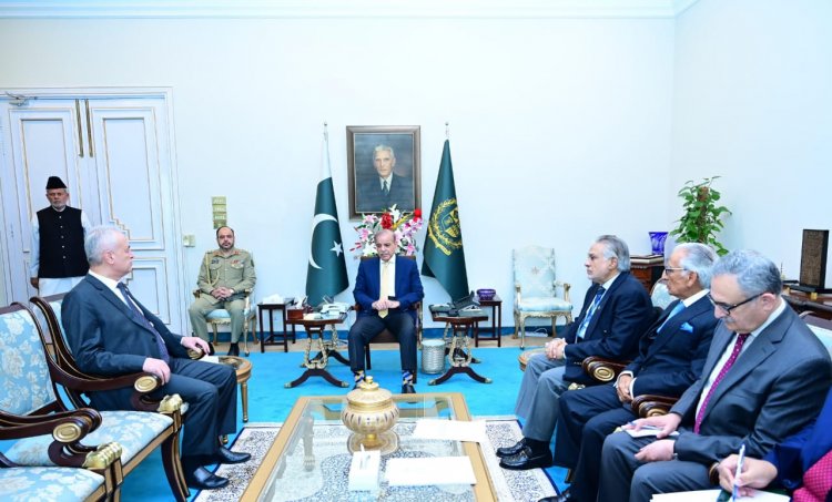 Palestine Ambassador Rabei Meets Pakistan's Prime Minister Shehbaz, Discusses Ongoing Israeli Aggression