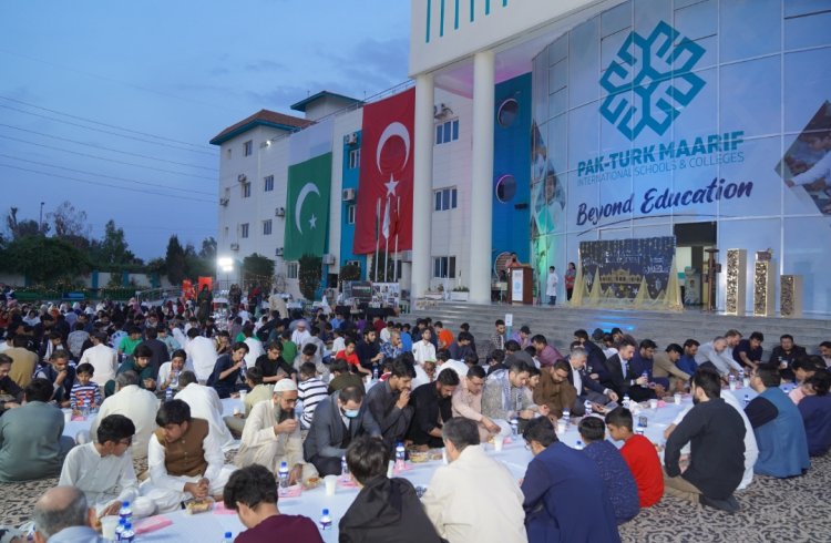 Pak-Turk Maarif International Schools & Colleges Hosts Fundraising Iftar in Solidarity with Palestine