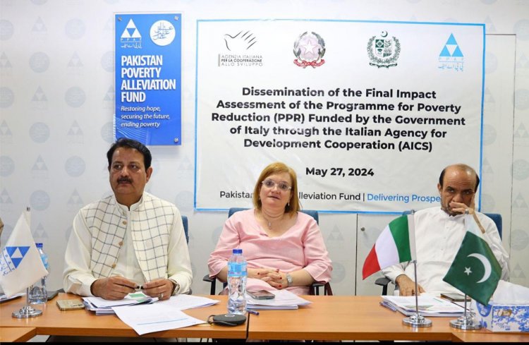 Italy & Pakistan Stand Together for Uplifting Socio-Economic Situation of Marginalised Segments of Society: CEO PPAF