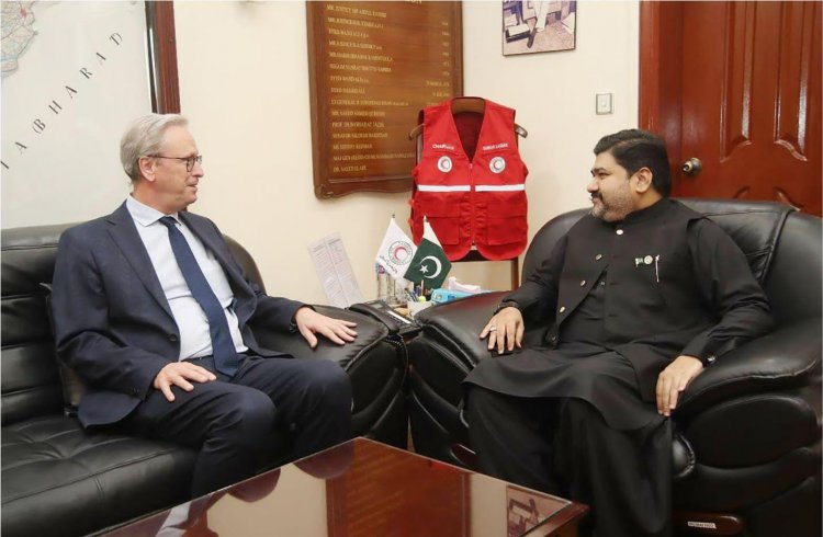 Belgium Ambassador Lauds PRCS's Humanitarian Efforts in Pakistan