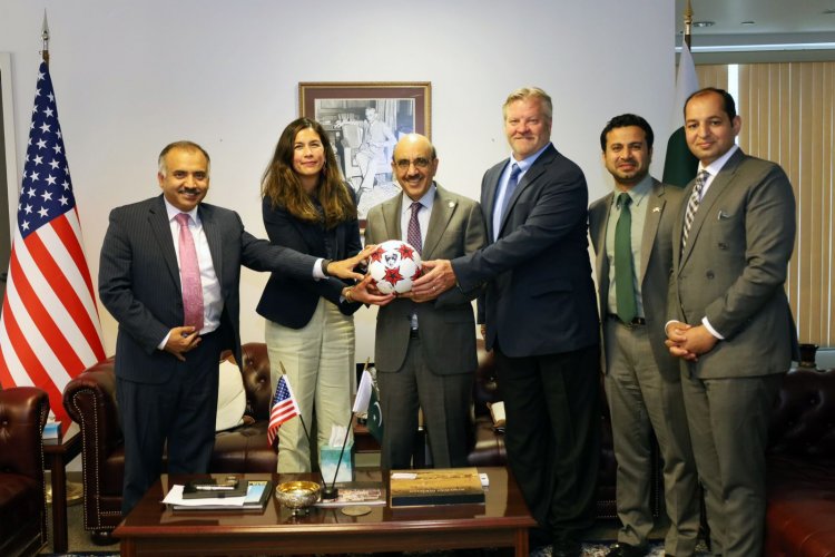 Pakistan's Ambassador to USA Masood Khan: Soccer Balls Connect People, Promote Wellbeing