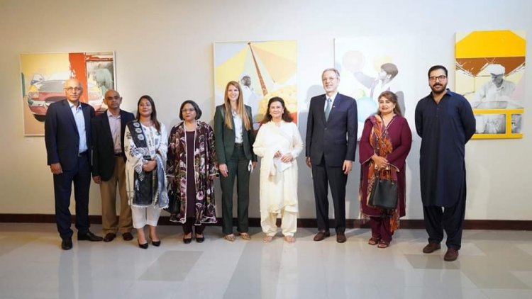 British High Commissioner and Turkish Ambassador Praise Creativity at 'Spero' Art Exhibition at PNCA