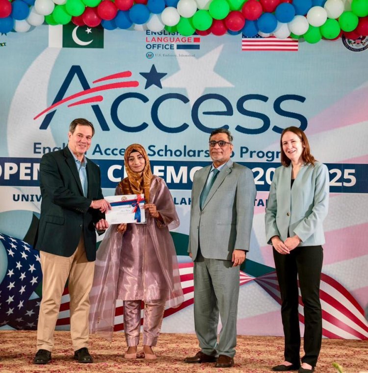 U.S.-Funded English Access Program Opens Doors to New Opportunities for Youth in Multan