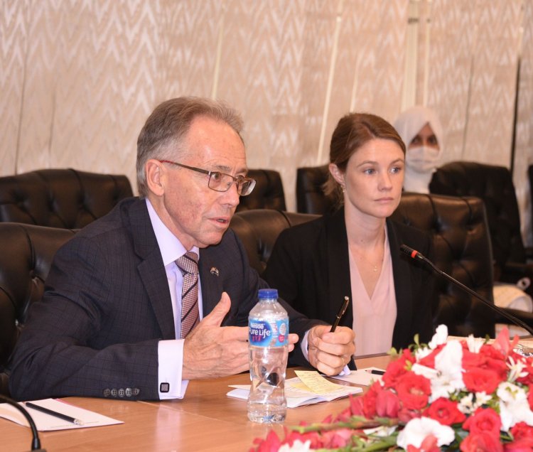 Neil Hawkins and Dr. Shahida Rehmani Discuss Future Collaborations for Gender Equality