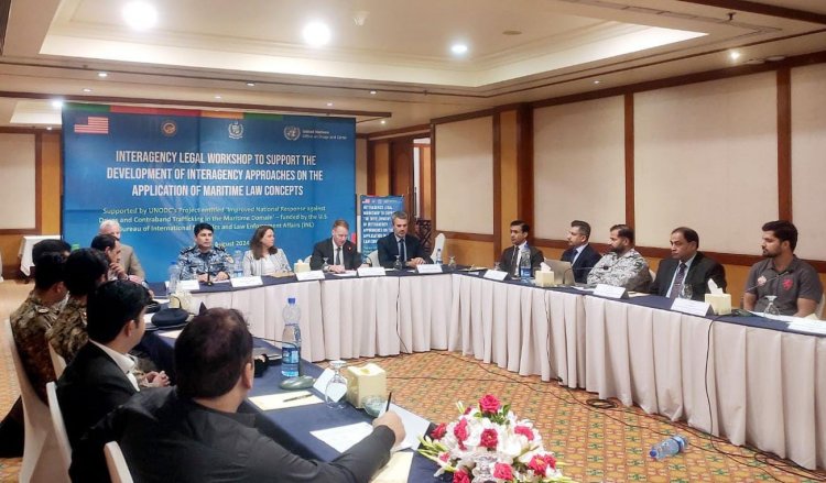 KARACHI HOSTS KEY WORKSHOP TO STRENGTHEN MARITIME LAW ENFORCEMENT: U.S. AND UNODC BACK PAKISTAN'S EFFORTS AGAINST DRUG TRAFFICKING