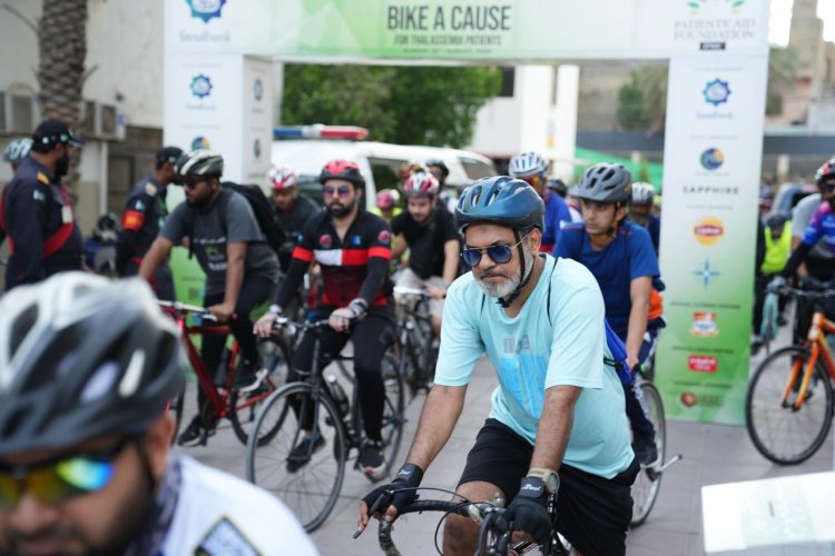 Cycling for a Cure: Patients’ Aid Foundation and Faysal Bank’s Bike-A-Cause to Support Thalassemia Patients at Jinnah Hospital