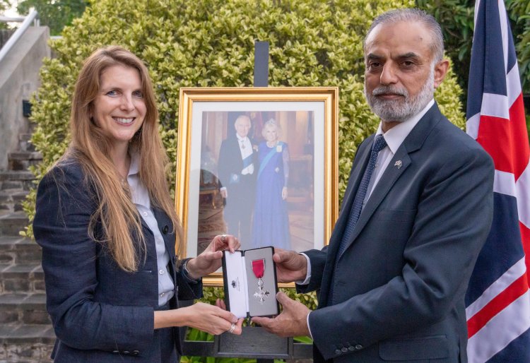 British High Commission Security Manager awarded honorary MBE