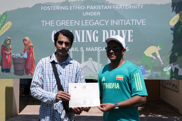 Ethiopian Embassy's Green Legacy Initiative Kicks Off with Trail 5 Cleanup