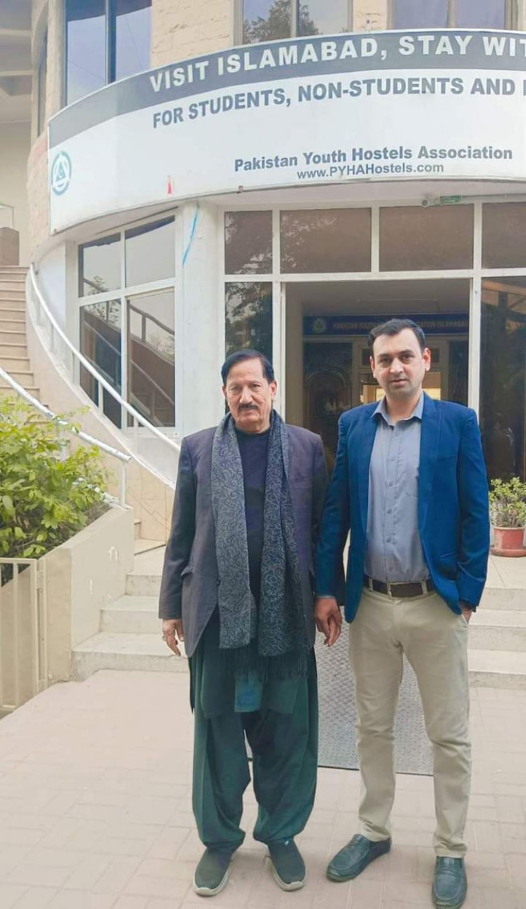 CDA Mazdoor Union Leader Ch. Yasin Sahib Visits Youth Hostels Association of Pakistan Headquarters